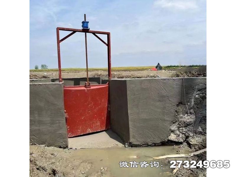 马鞍山河道截流铸铁方闸门